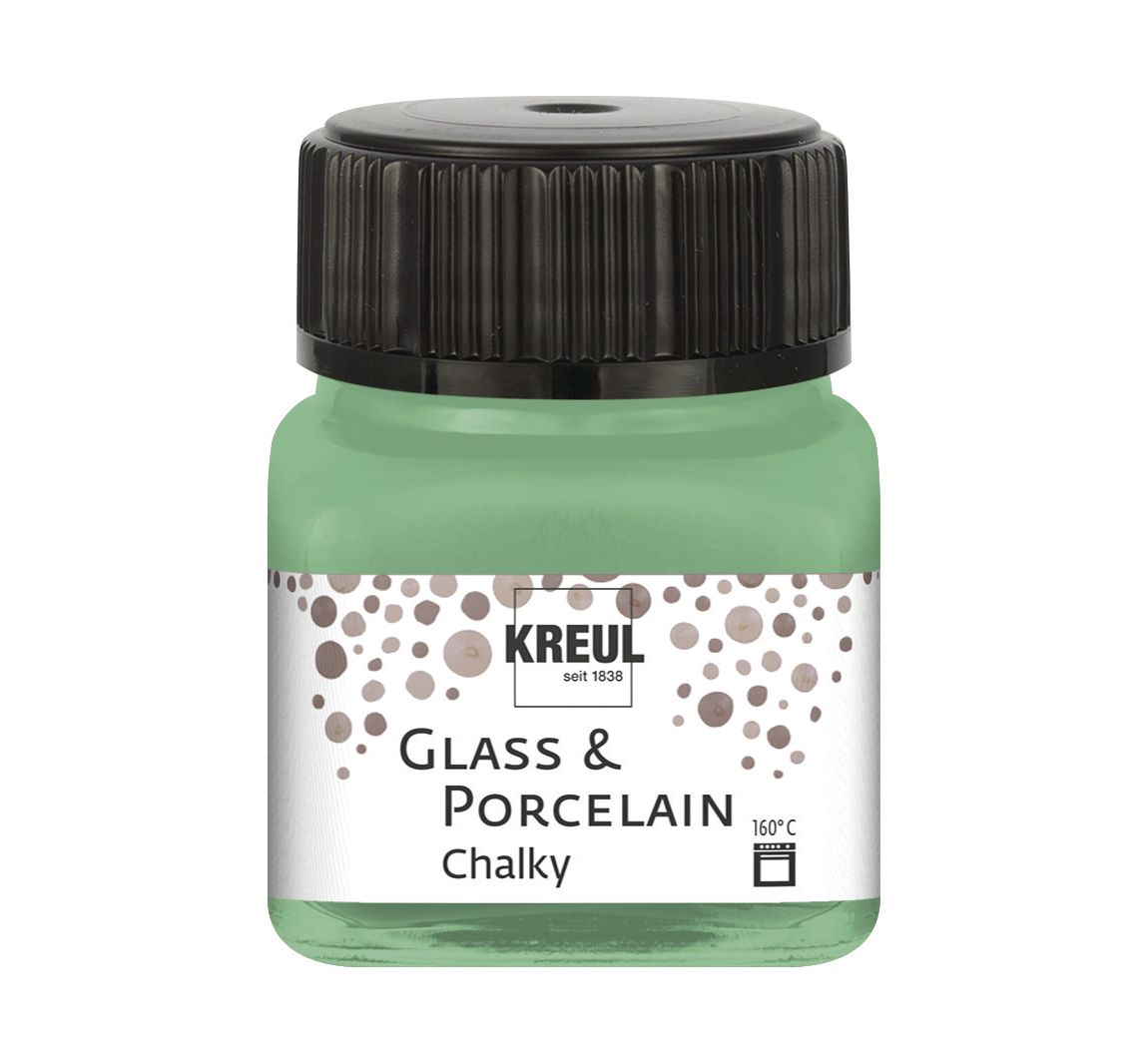 KREUL Glass & Porcelain "Chalky" - Rosemary Green