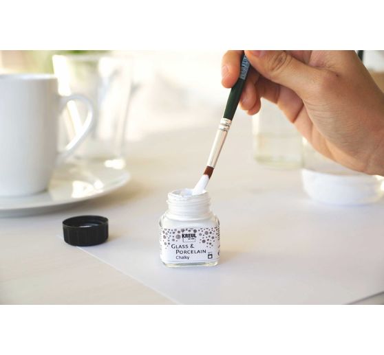 KREUL Glass & Porcelain "Chalky-Set", 6 x 20 ml
