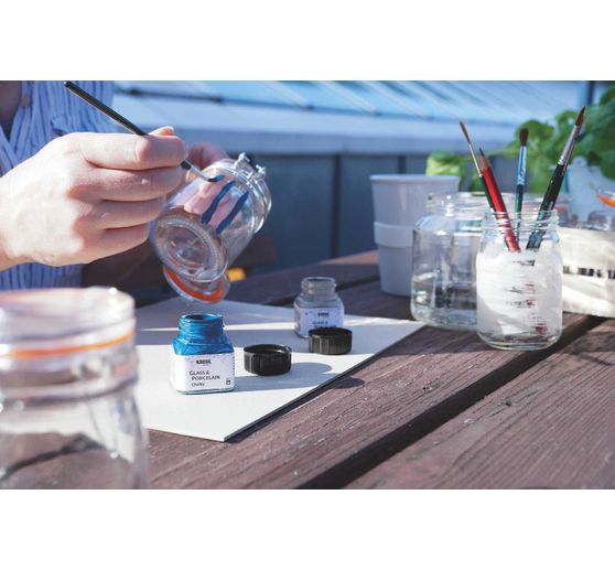 KREUL Glass & Porcelain "Chalky-Set", 6 x 20 ml