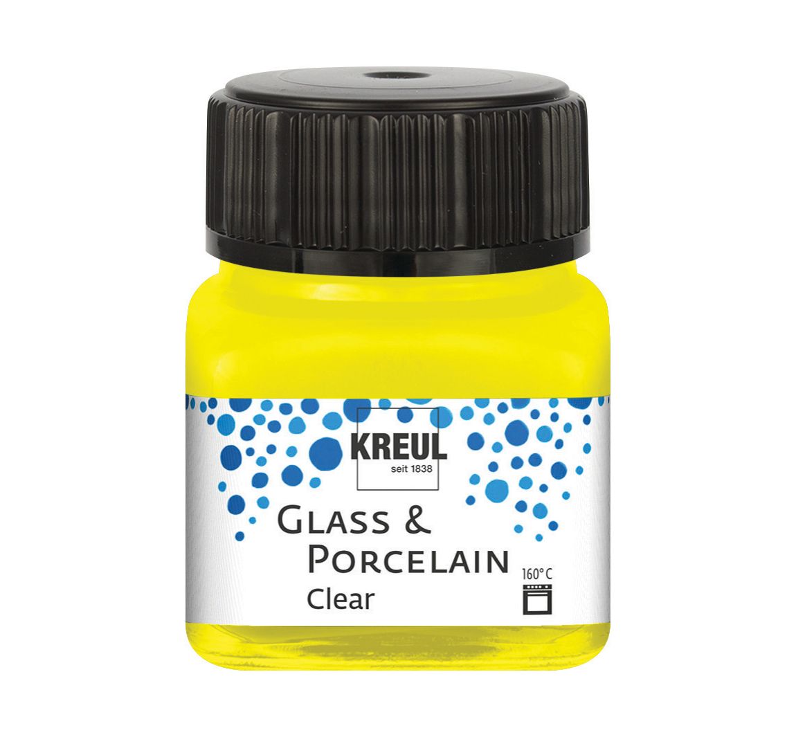 KREUL Glass & Porcelain "Clear" - Gelb