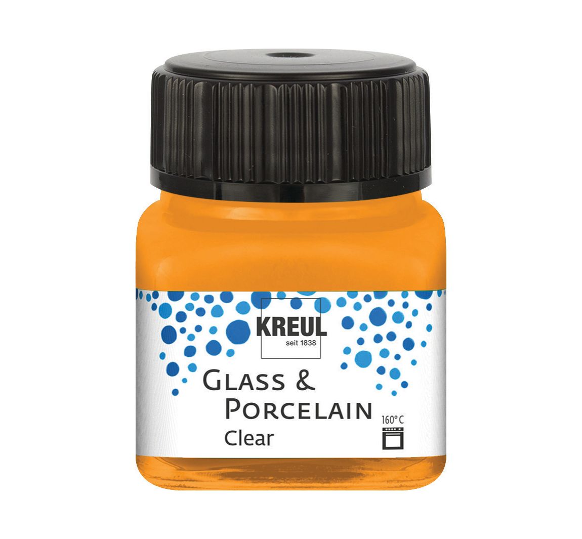 KREUL Glass & Porcelain "Clear" - Orange