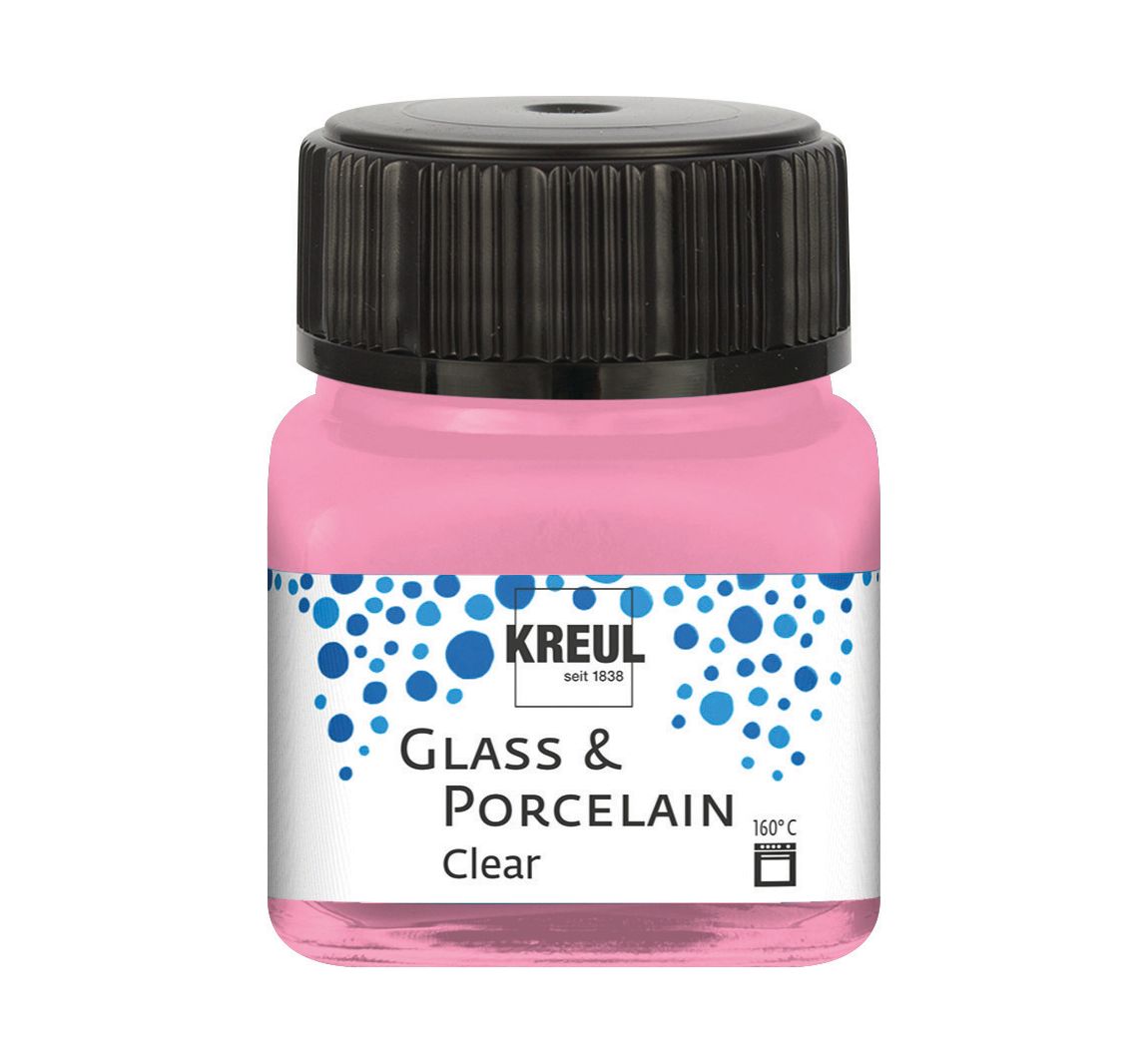 KREUL Glass & Porcelain "Clear" - Rosa