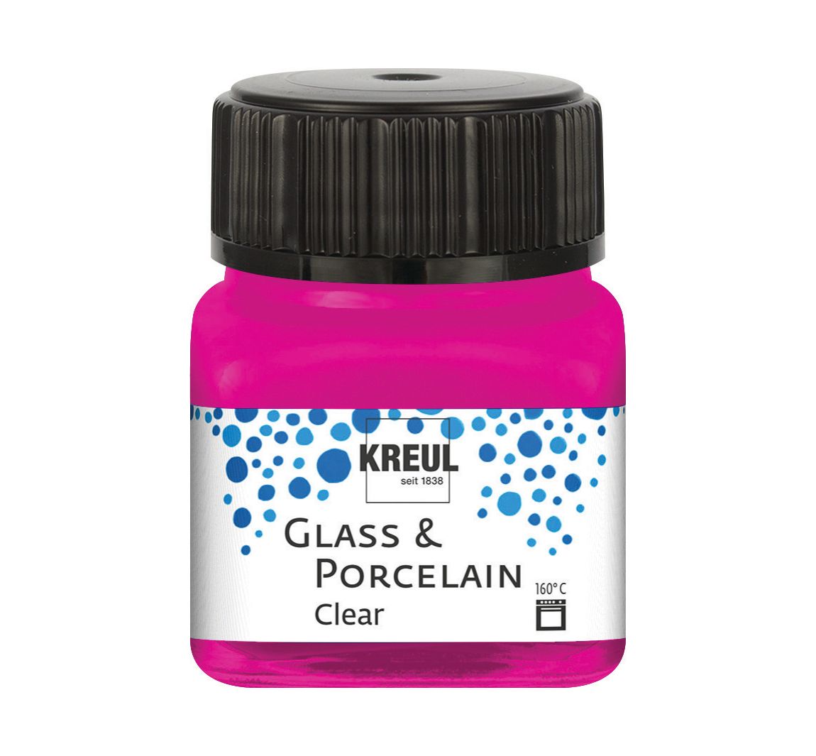 KREUL Glass & Porcelain "Clear" - Pink