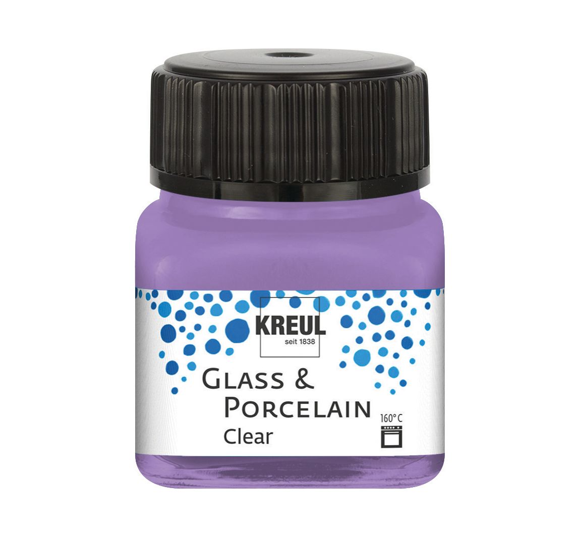 KREUL Glass & Porcelain "Clear" - Flieder
