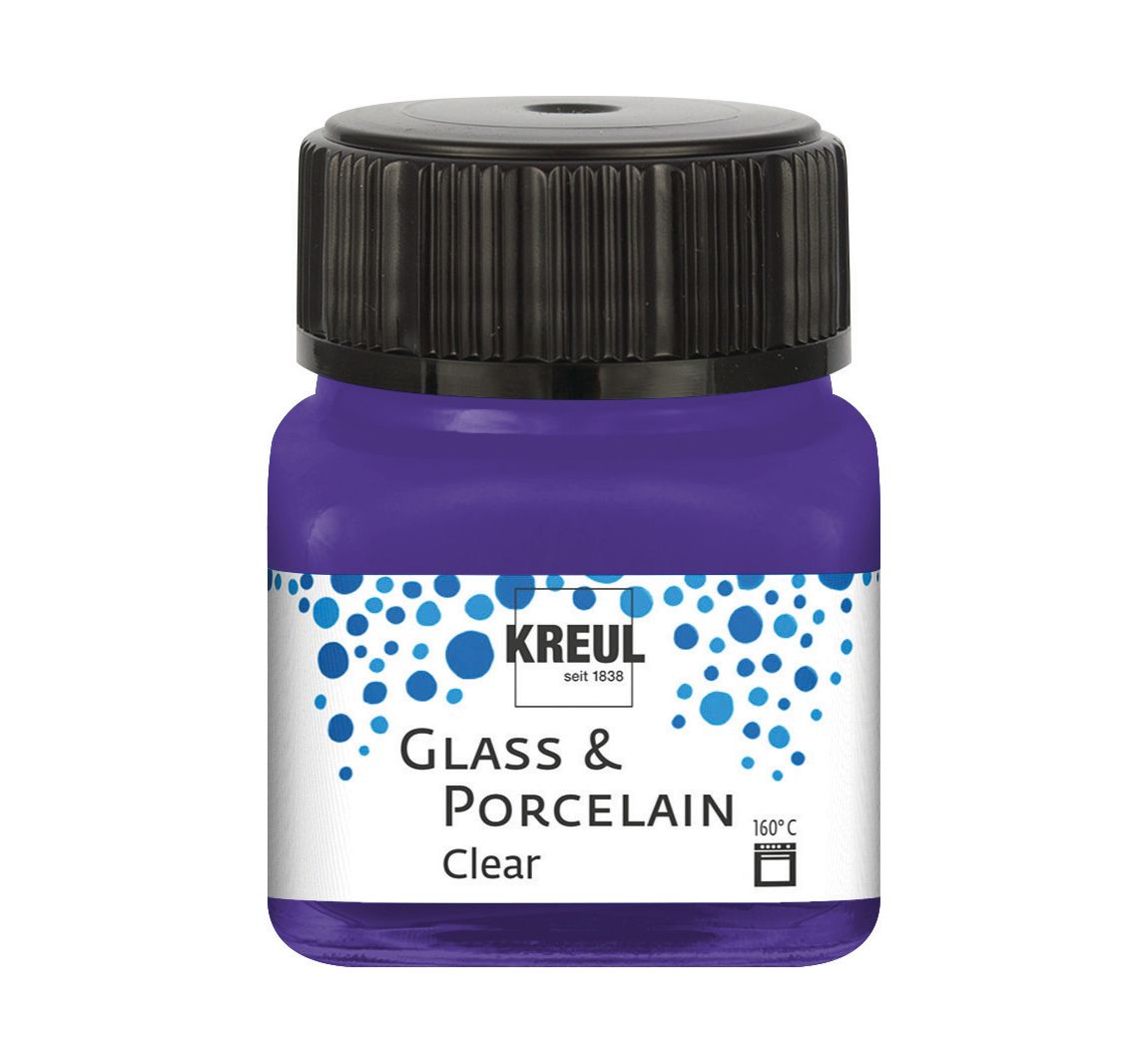 KREUL Glass & Porcelain "Clear" - Violett