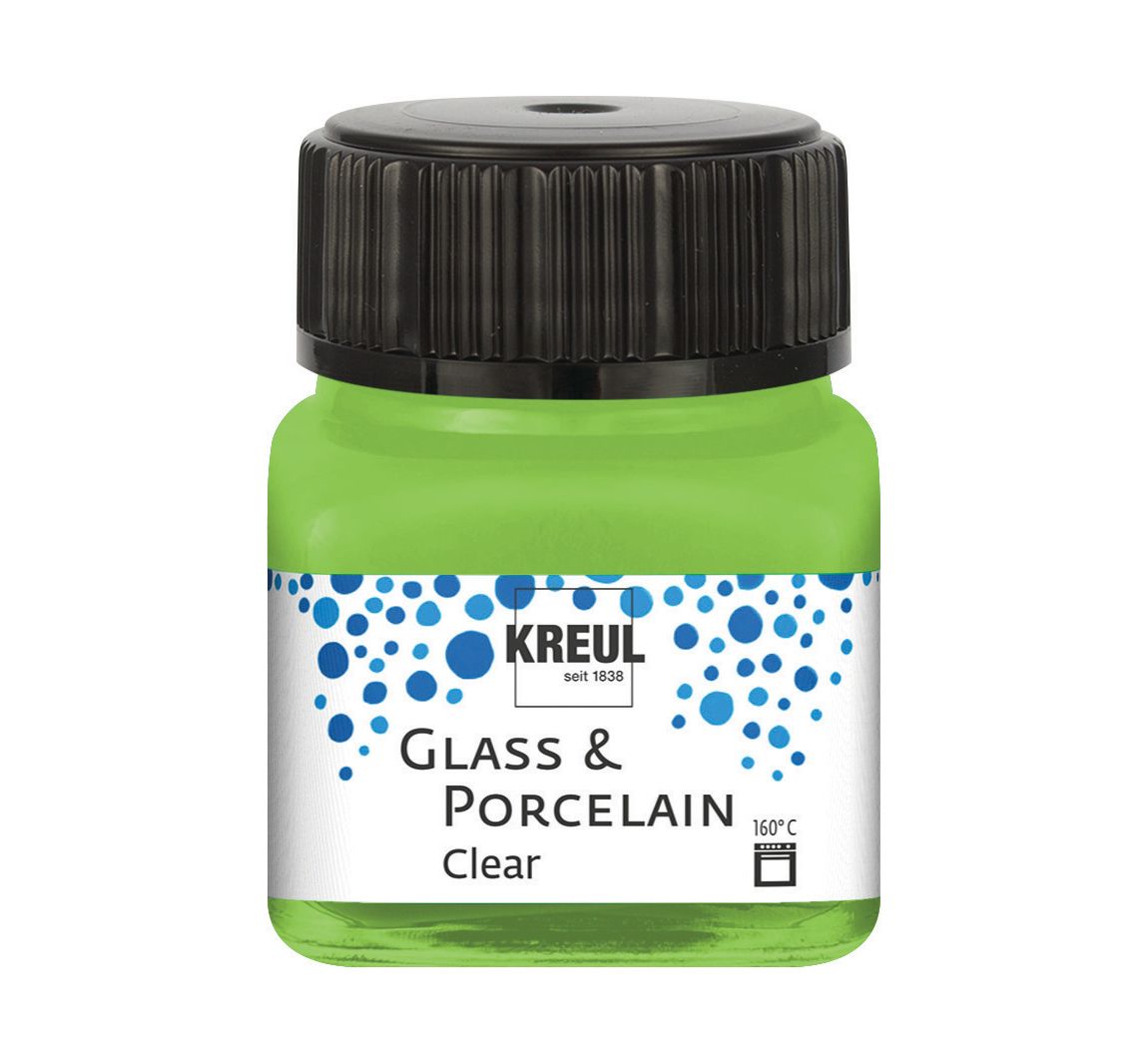 KREUL Glass & Porcelain "Clear" - Apfelgrün