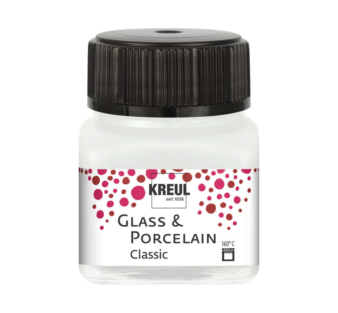 KREUL Glass & Porcelain "Classic" - Cremeweiß