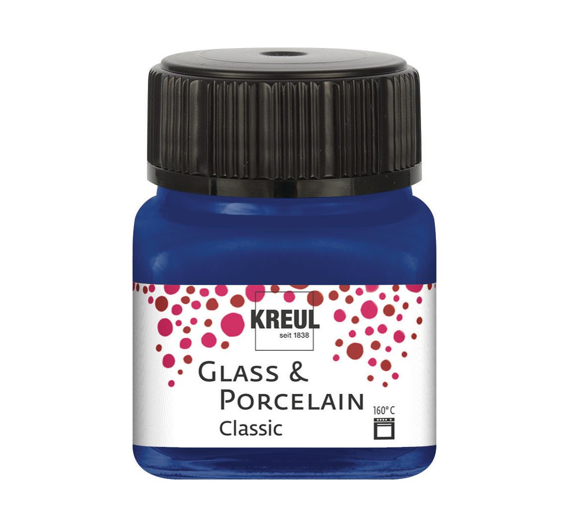 KREUL Glass & Porcelain "Classic" - Royalblau