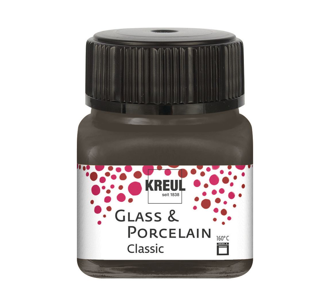 KREUL Glass & Porcelain "Classic" - Dunkelbraun
