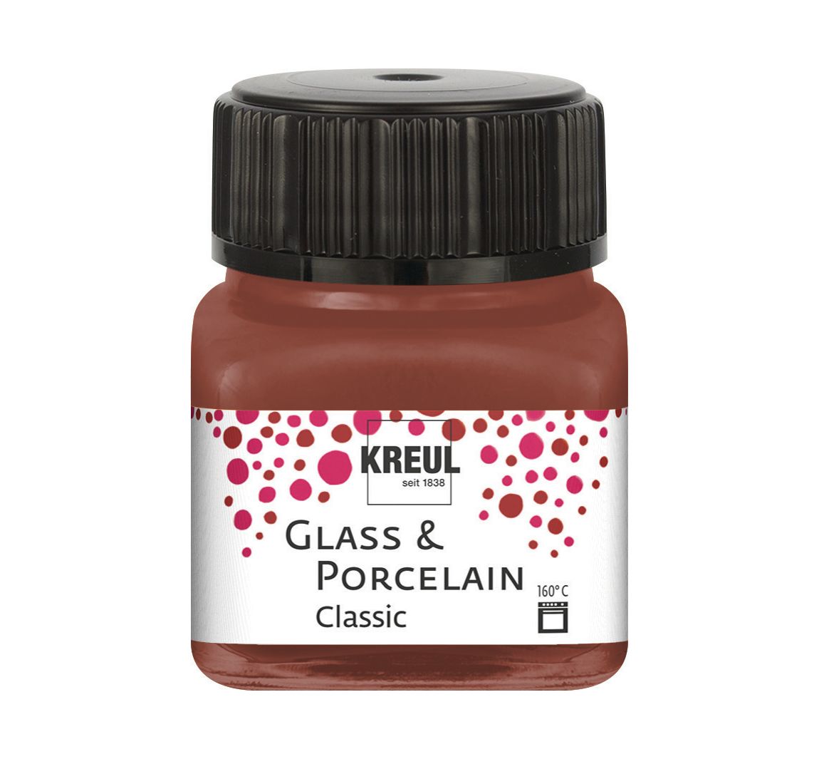KREUL Glass & Porcelain "Classic" - Cognac