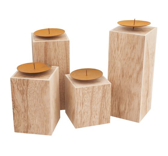 VBS Holz-Kerzenständer
