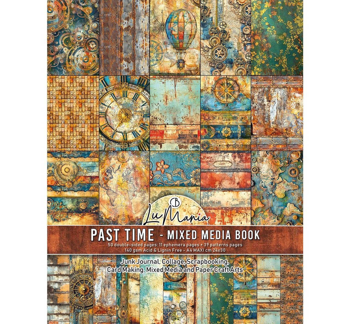 Mixed Media Book - Past Time