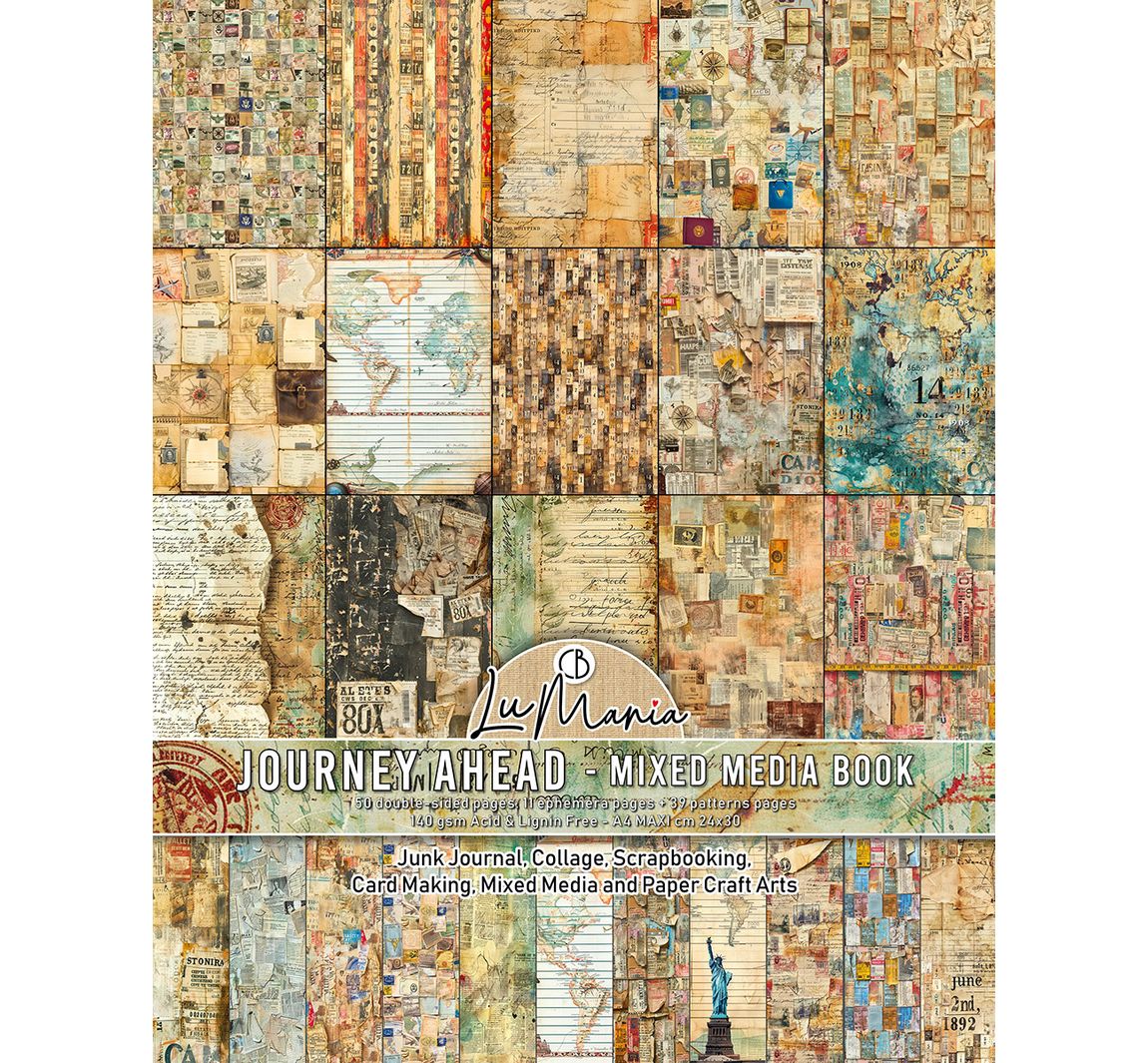 Mixed Media Book - Journey Ahead
