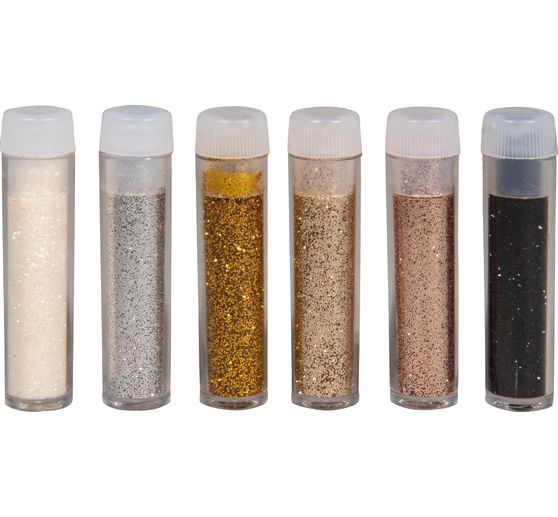 Bio-Glitter "Mini Farbmix", 6 x 2 g