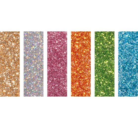 Bio-Glitter "Mini Farbmix", 6 x 2 g