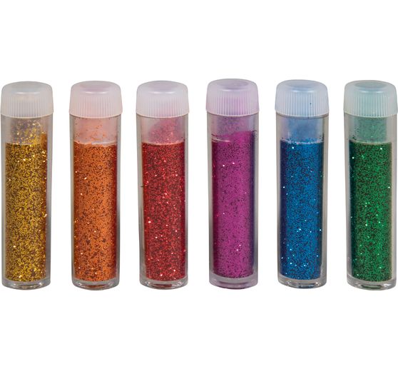 Bio-Glitter "Mini Farbmix", 6 x 2 g