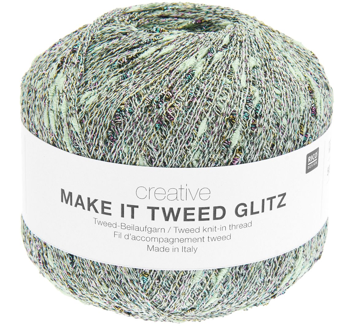Rico Design Creative "Make It Tweed Glitz" - Mint