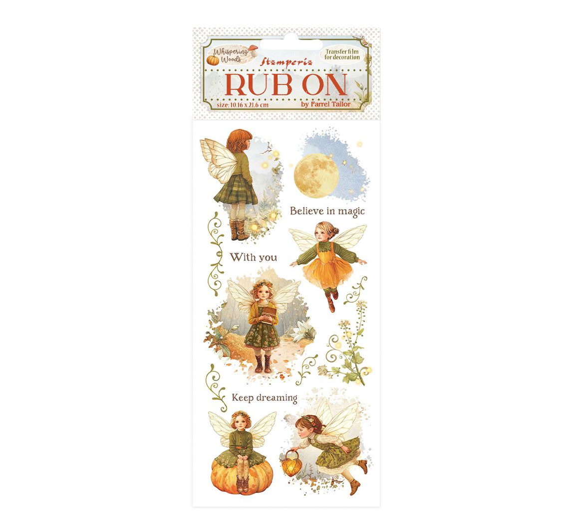 Rub On Transferfolie "Whispering Woods" - Fairy
