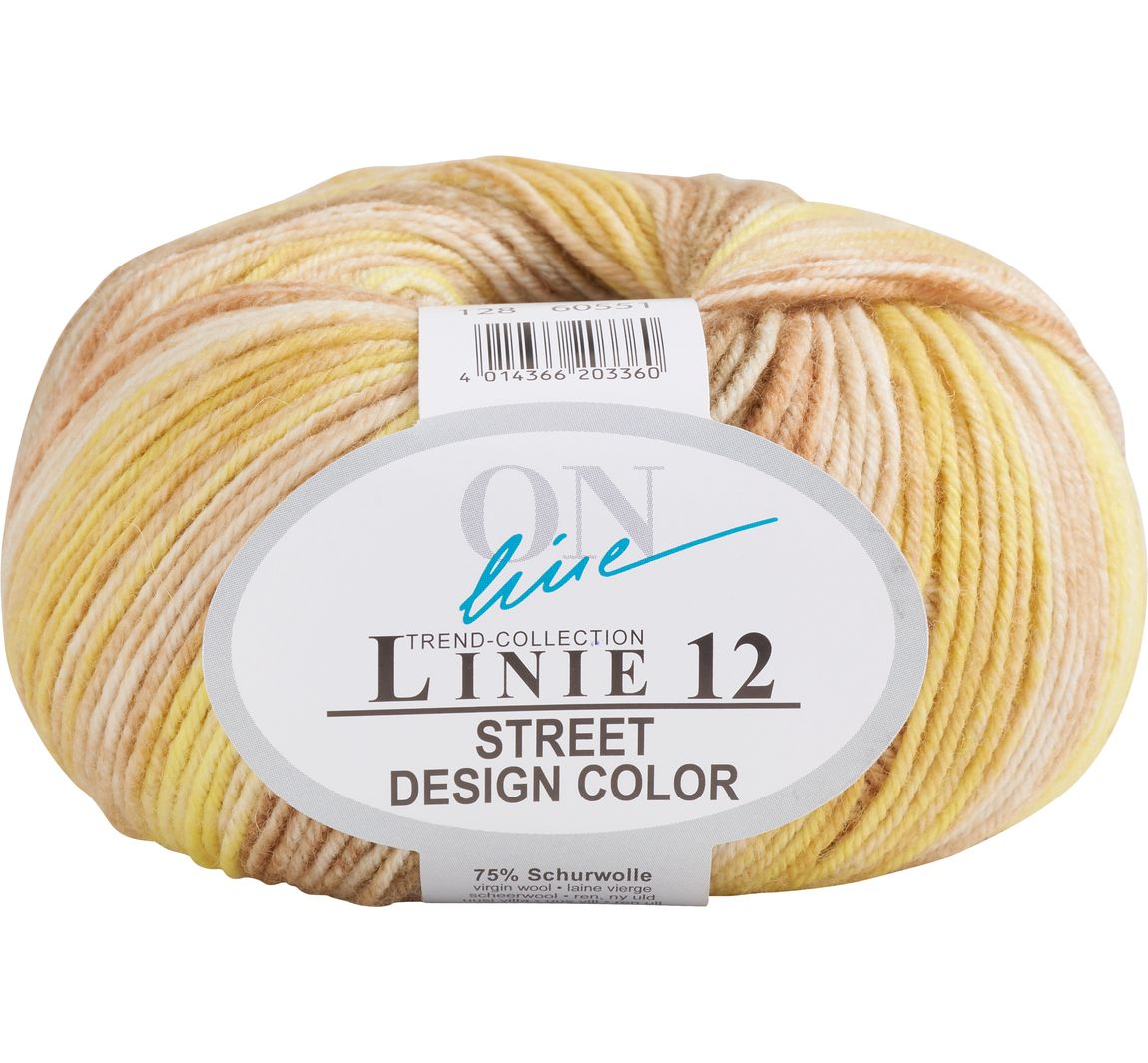 ONline Wolle Street Design Color, Linie 12 - Farbe 128