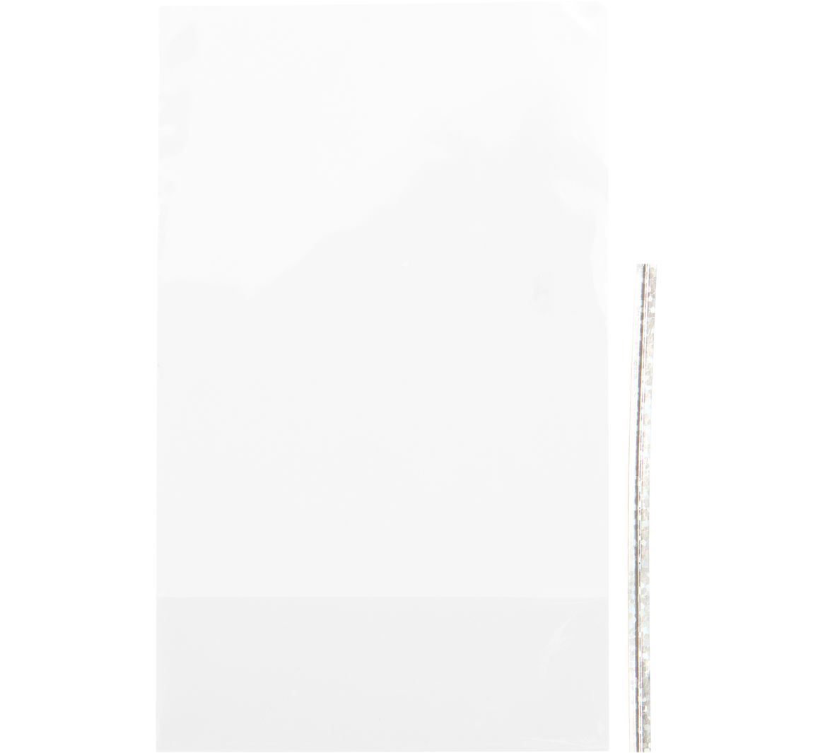 Bodenbeutel "Transparent" mit Verschlusstreifen - 9 x 15 cm