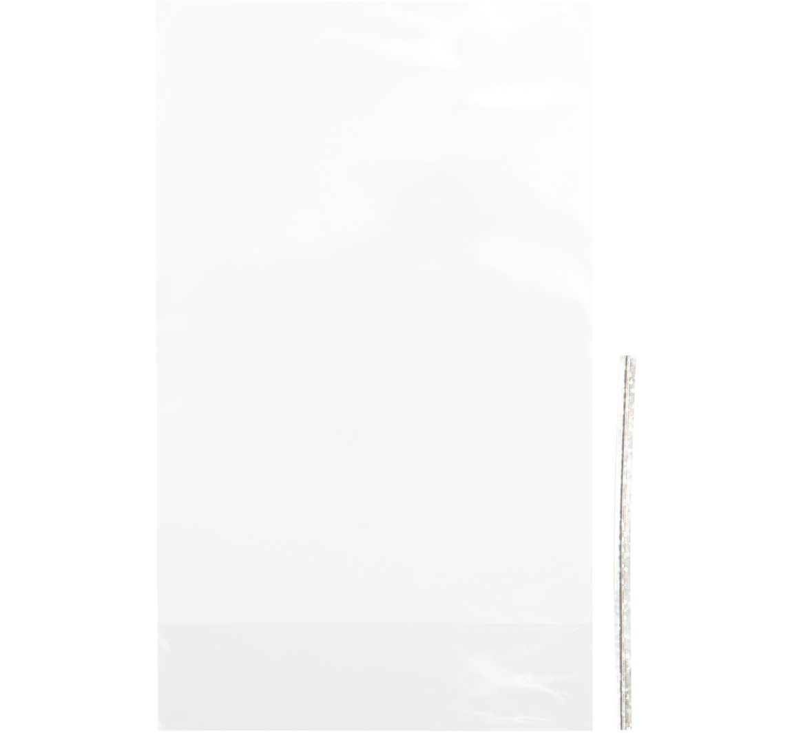 Bodenbeutel "Transparent" mit Verschlusstreifen - 11,2 x 19,2 cm