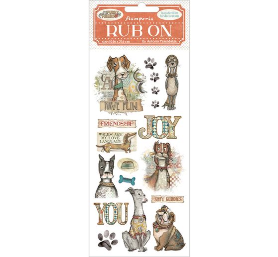 Rub On Transferfolie "Furry Friends"