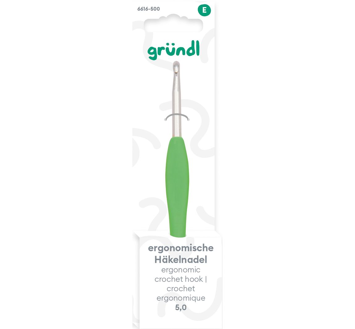 Gründl Häkelnadel Ergonomisch - Stärke 5