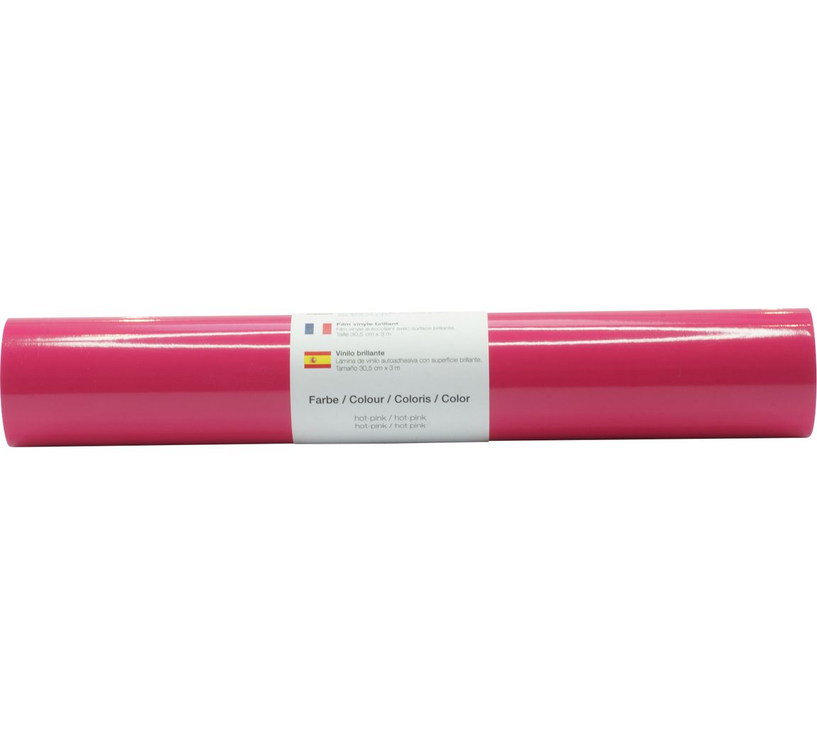 Selbstklebende Vinyl Folie Glänzend - Hot-Pink