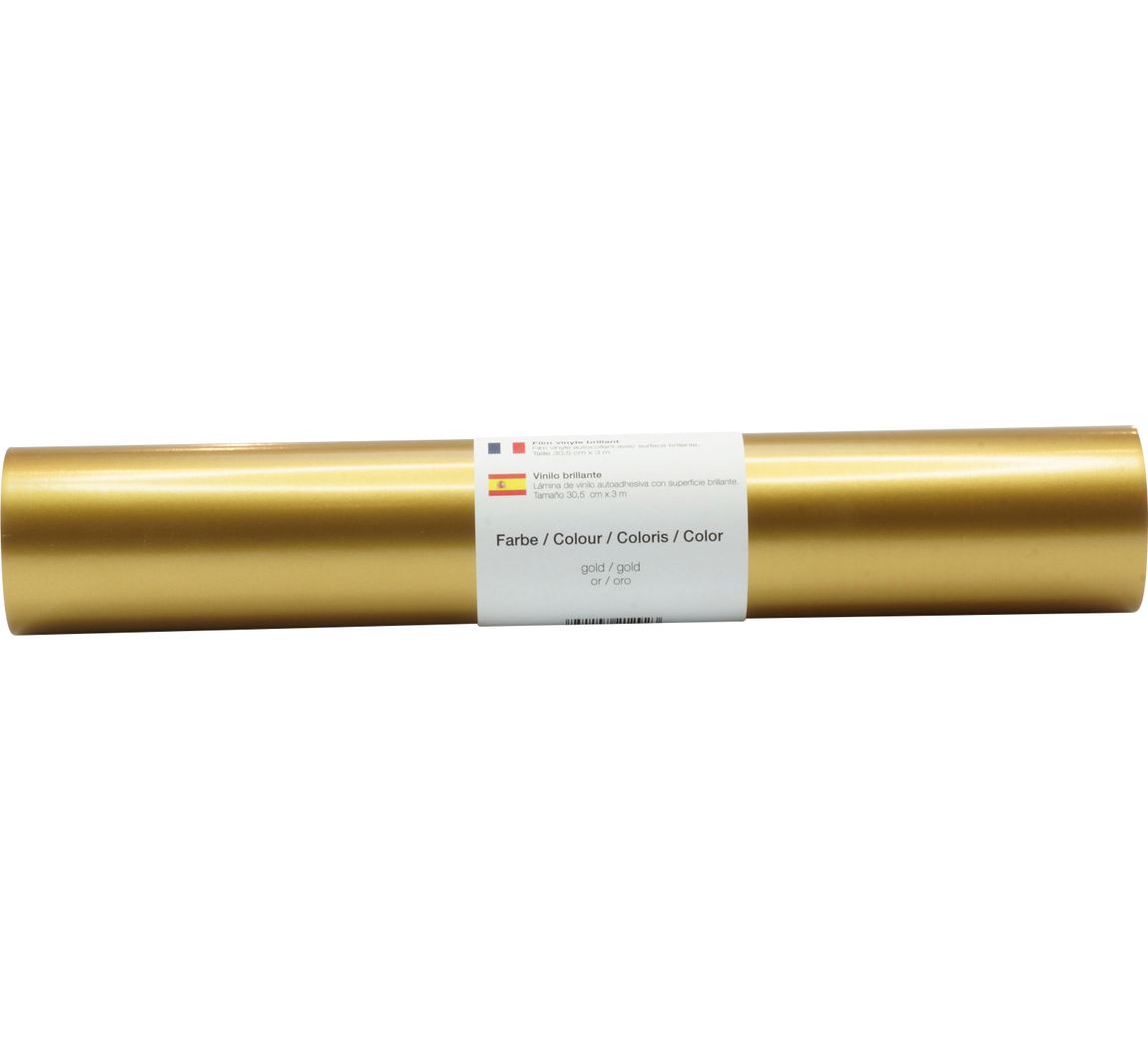 Selbstklebende Vinyl Folie Glänzend - Gold