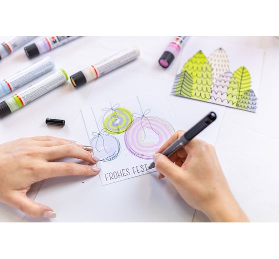 Marabu Acryl Color Squeegee Art Set