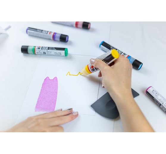 Marabu Acryl Color Squeegee Art Set