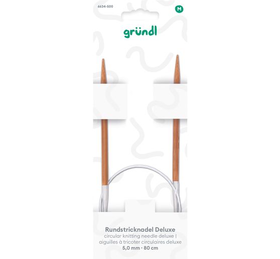 Gr&uuml;ndl Deluxe Rundstricknadel
