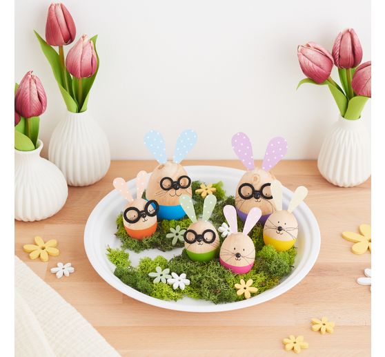 Holzperlen, &Oslash; 6mm, ca. 125 St&uuml;ck