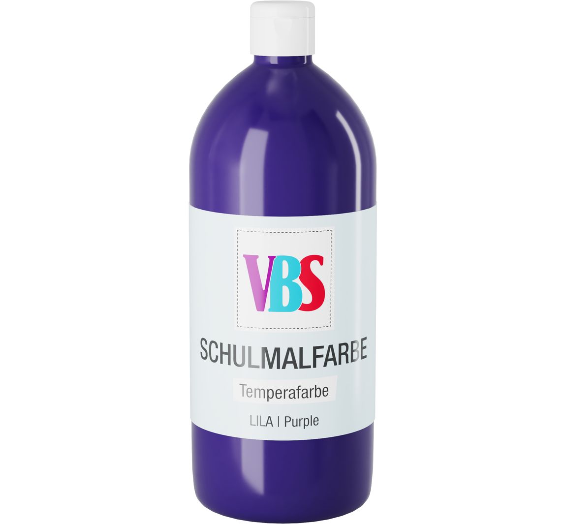 VBS Schulmalfarbe, 1000 ml - Lila