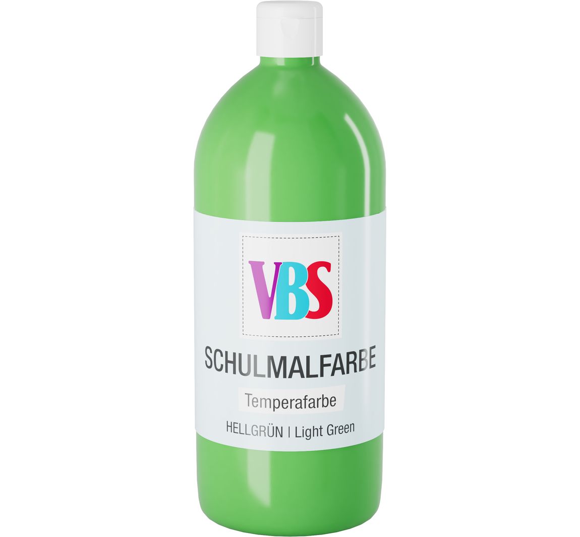 VBS Schulmalfarbe, 1000 ml - Hellgrün