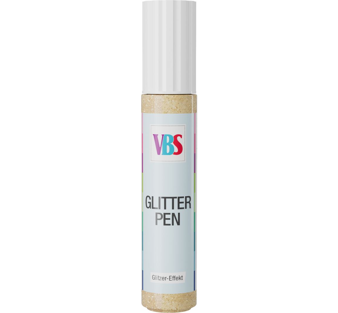 VBS Glitter Pen, 30 ml - Gold