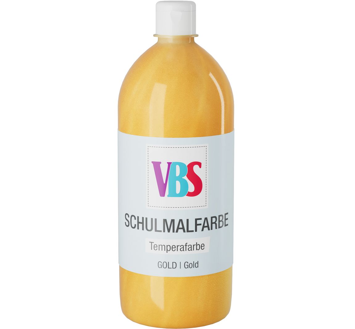 VBS Schulmalfarbe, 1000 ml - Gold