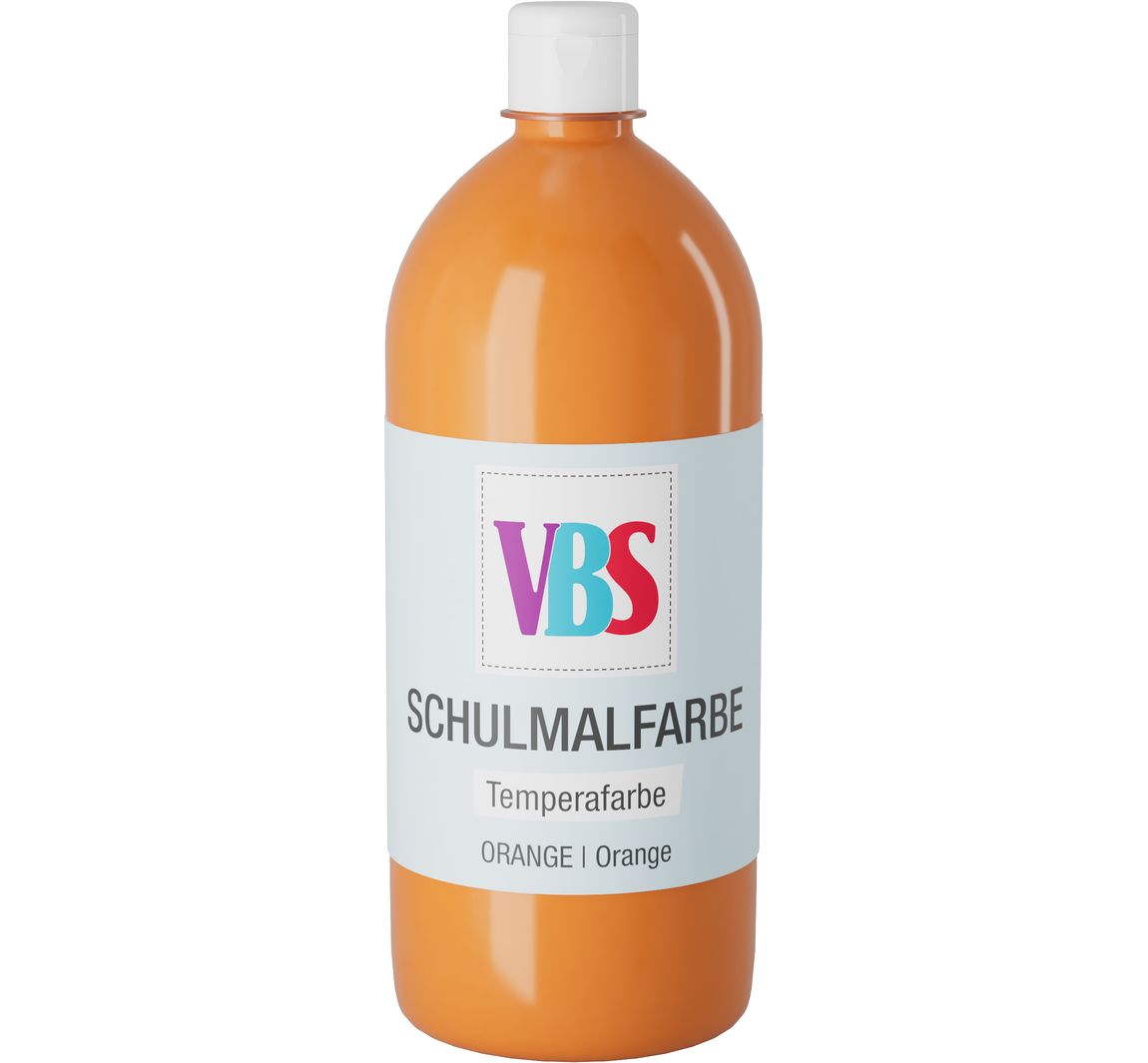 VBS Schulmalfarbe, 1000 ml - Orange