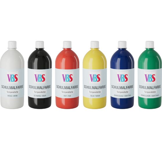 VBS Schulmalfarbe, 6er-Set