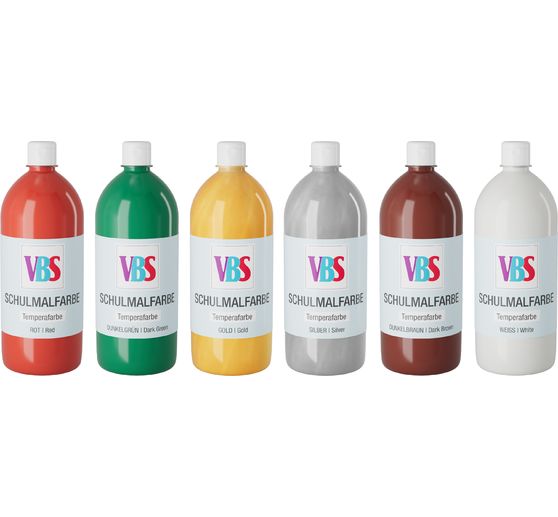VBS Schulmalfarbe, 6er-Set