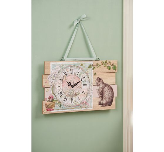 Scrapbook-Block "Katze und Orchidee"