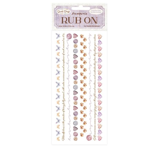 Rub On Transferfolie "Quiet Days"