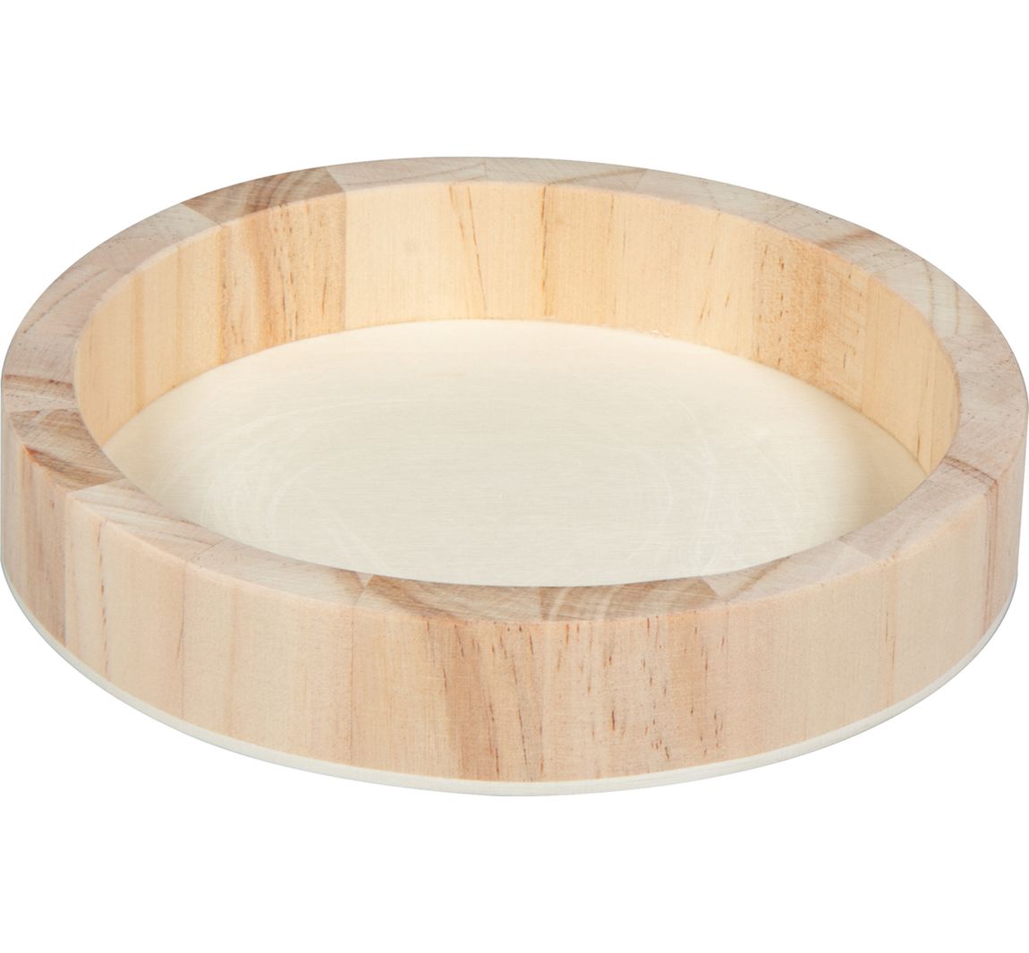 Holztablett-Schale "Rund" - Ø 15 cm
