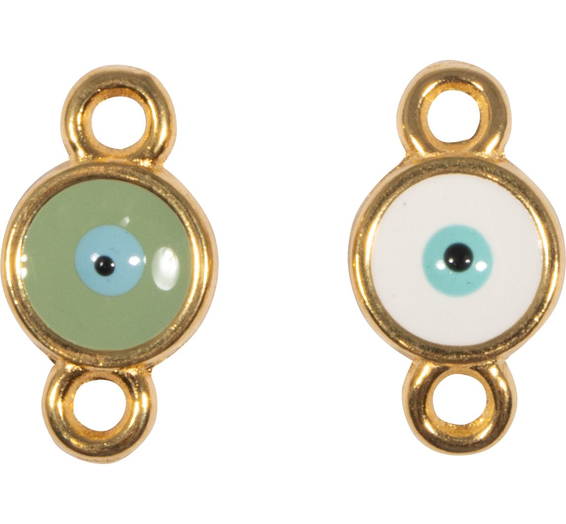 Zierelemente "Evil Eye" - Gold