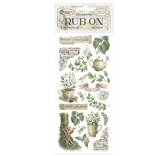 Rub On Transferfolie "Herbarium Silvae"