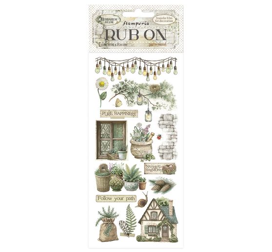 Rub On Transferfolie "Herbarium Silvae"