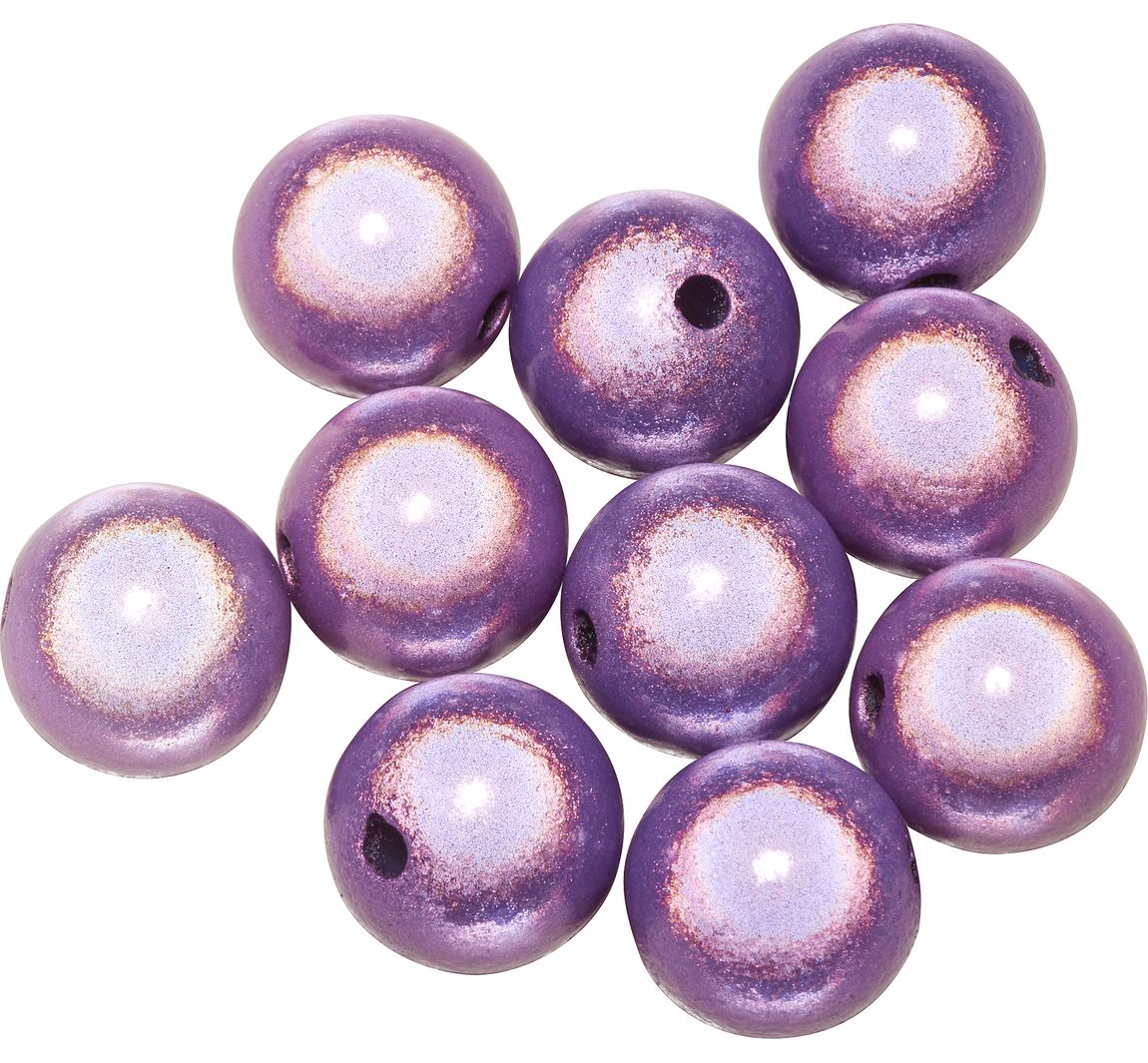 Miracle Beads, 10 mm - Helllila