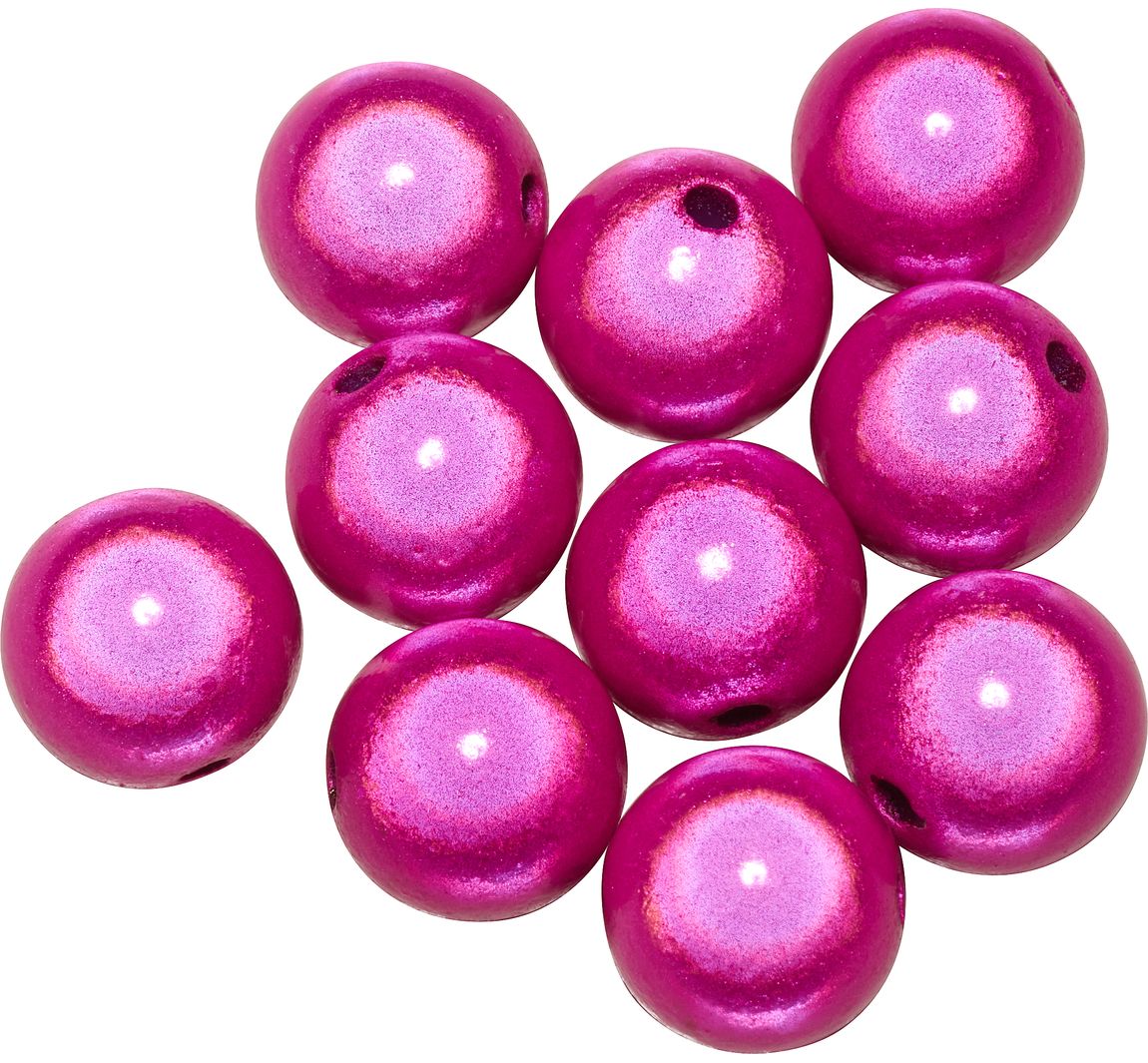 Miracle Beads, 10 mm - Fuchsia
