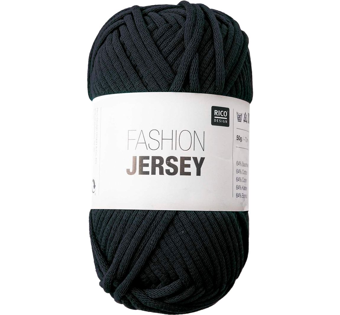 Rico Design Fashion Jersey - Schwarz
