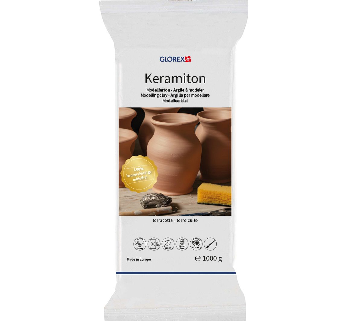 Keramiton, 1000g - Terracotta